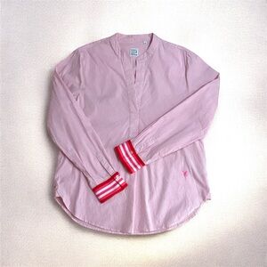 Emily Van Den Bergh Pink Striped Women's Tunic Shirt Made in Germany